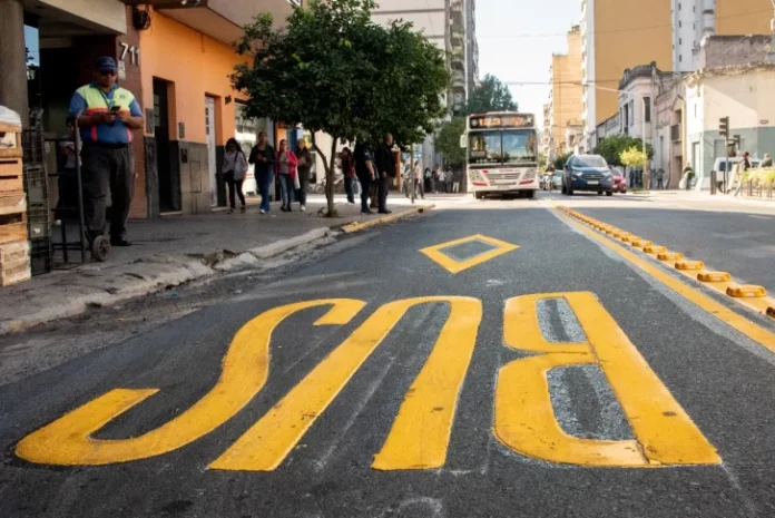 carriles exclusivos colectivos